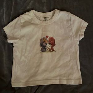 Brandy Melville Puppy Love Top. Nwot